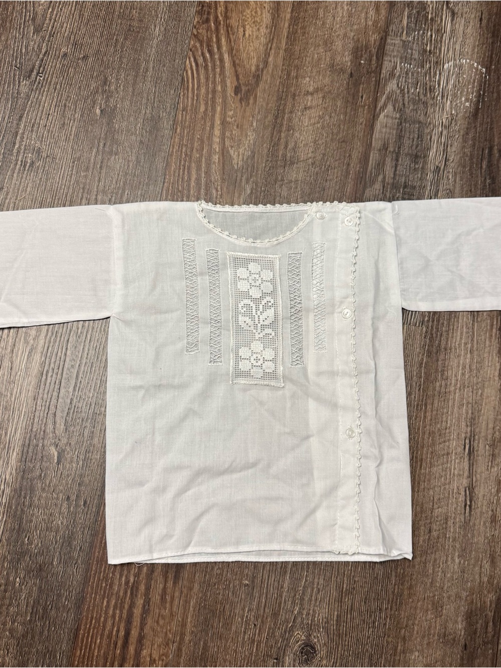White christening baptism vintage dress